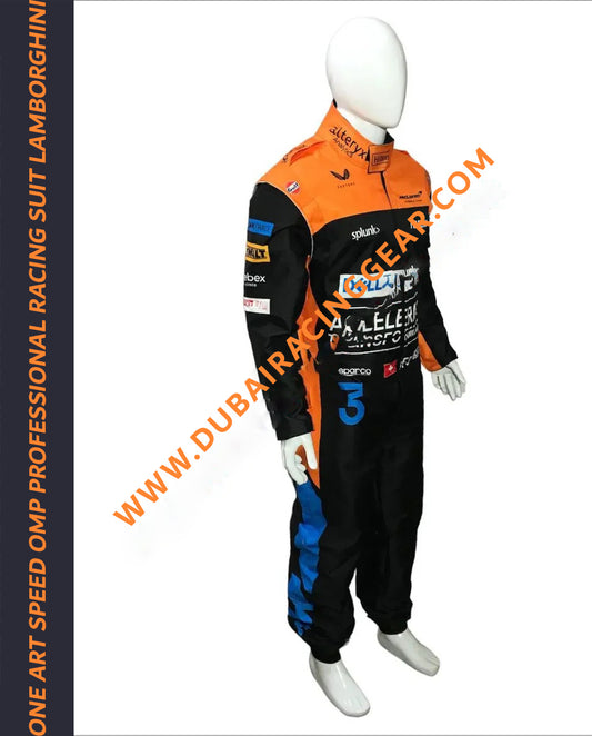 Daniel Ricciardo 2022 McLaren F1 Replica Race Suit - Dubai Racing Gear - Dubai Sports Pro