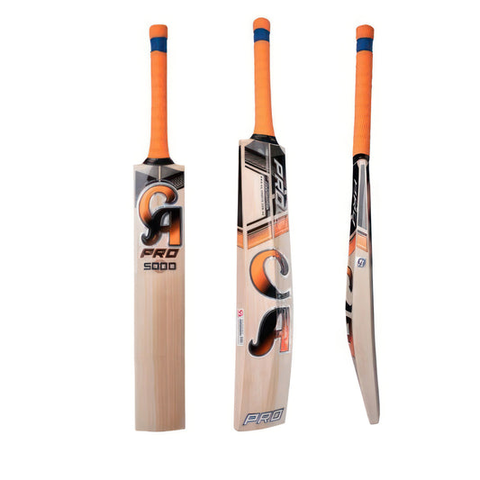 CA Pro 5000 Cricket Bat Professional English Willow, Lightweight Power Hitting