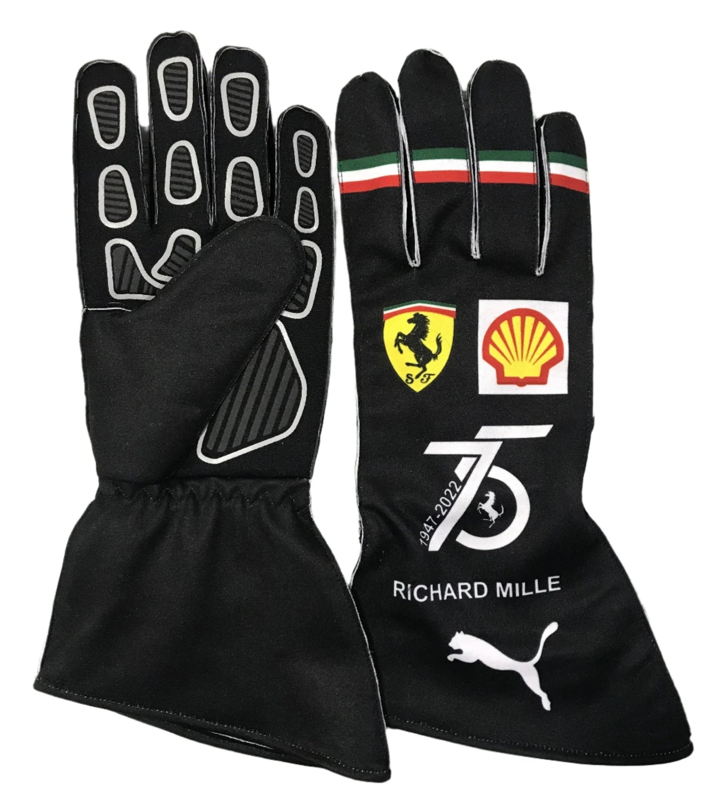 Charles Leclerc Ferrari F1 Racing Gloves 2022 - Dubai Sports Pro