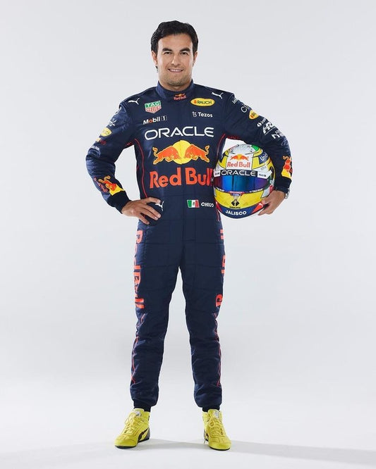 2022 Sergio Perez Red Bull Honda F1 Race Suit - Dubai Sports Pro