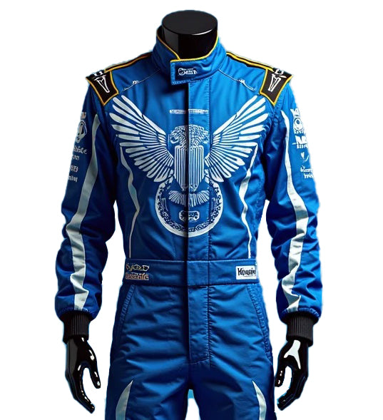 Blue Eagle Formula Kart Racing Suit – Replica Design Edition - Dubai Sports Pro