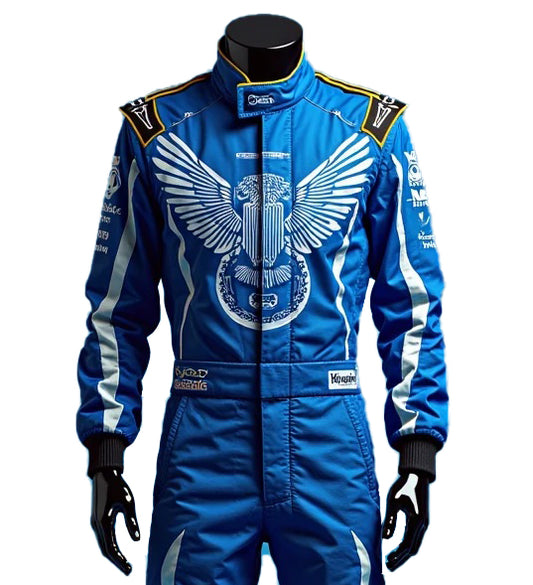 Blue Eagle Formula Kart Racing Suit – Replica Design Edition - Dubai Sports Pro