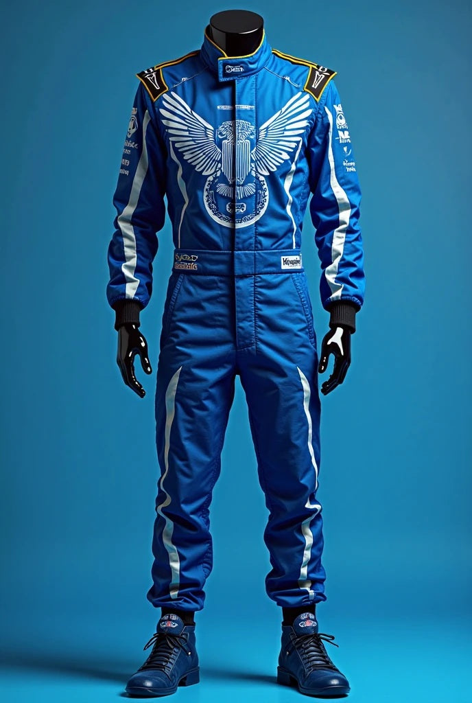 Blue Eagle Formula Kart Racing Suit – Replica Design Edition - Dubai Sports Pro