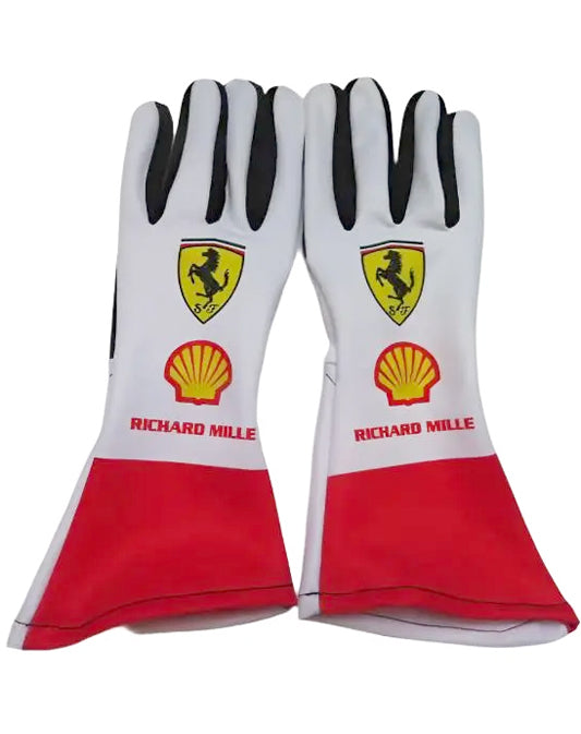 2023 Charles Leclerc Ferrari F1 Race Gloves- MONACO GP - Dubai Sports Pro