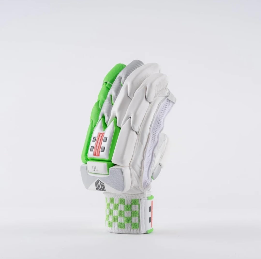 Gray-Nicolls Vapour 1500 Cricket Batting Gloves – Premium Leather Edition