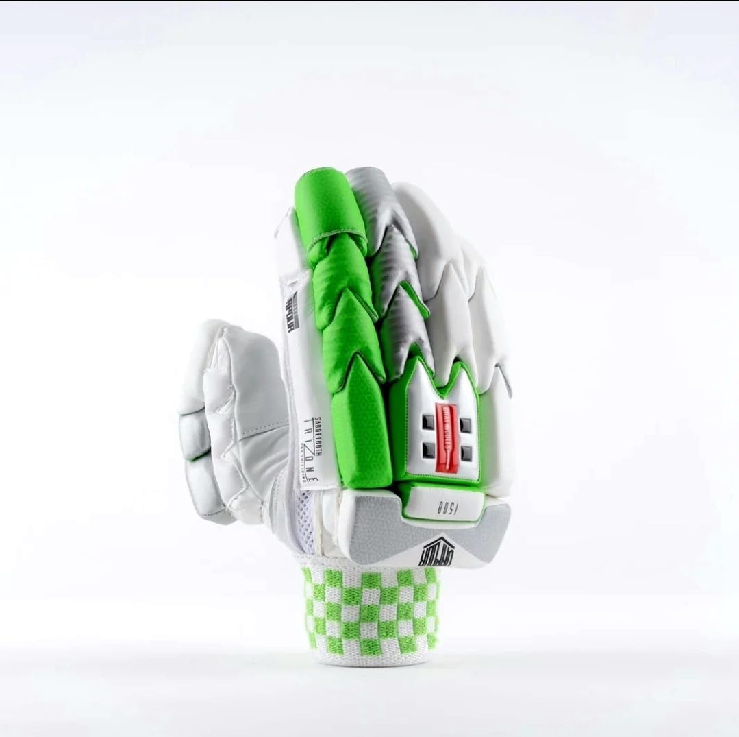 Gray-Nicolls Vapour 1500 Cricket Batting Gloves – Premium Leather Edition