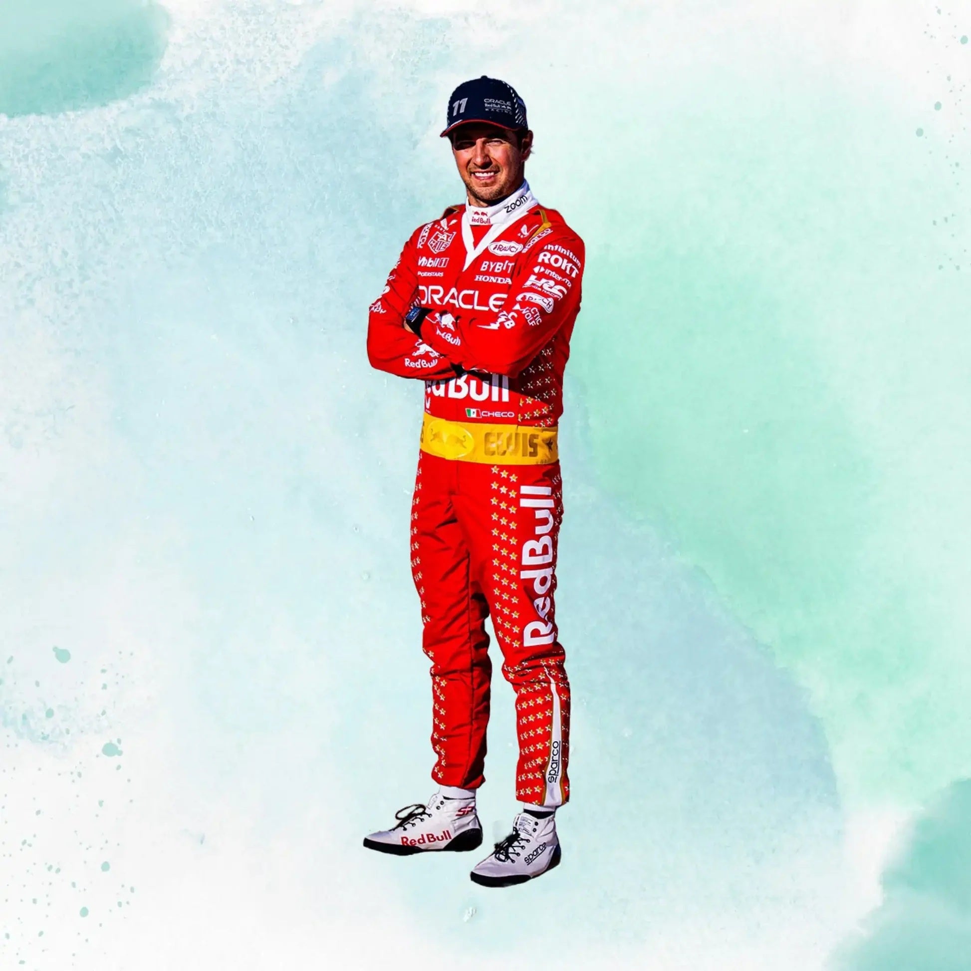 Red Bull Las Vegas Grand Prix Sergio Perez Race Suit 2023 - Dubai Sports Pro