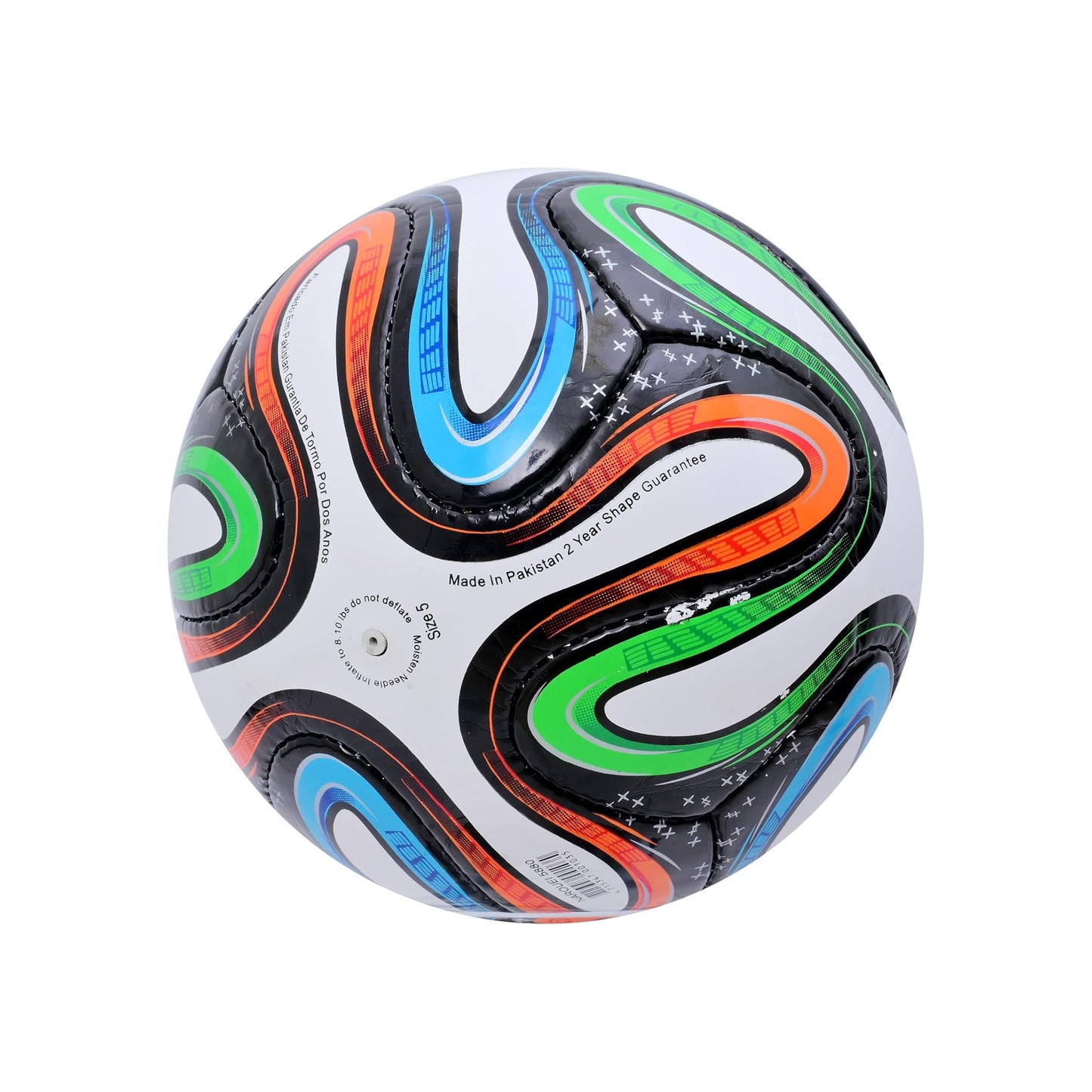World Cup 2014 Brazil Final Replica Soccer Ball Size 5 Official Match Ball, Premium Rexine Football