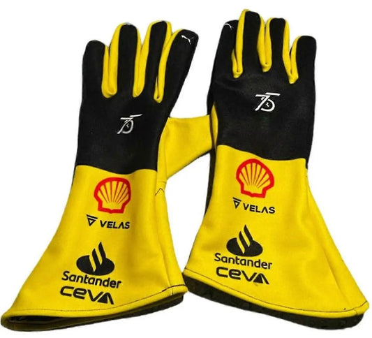 2022 Charles Leclerc Gloves - Ferrari F1 Gloves - Dubai Racing Gear - Dubai Sports Pro