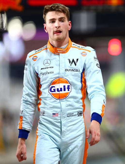 2023 Logan Sargeant Gulf & William Race Suit Singapore GP - Dubai Sports Pro