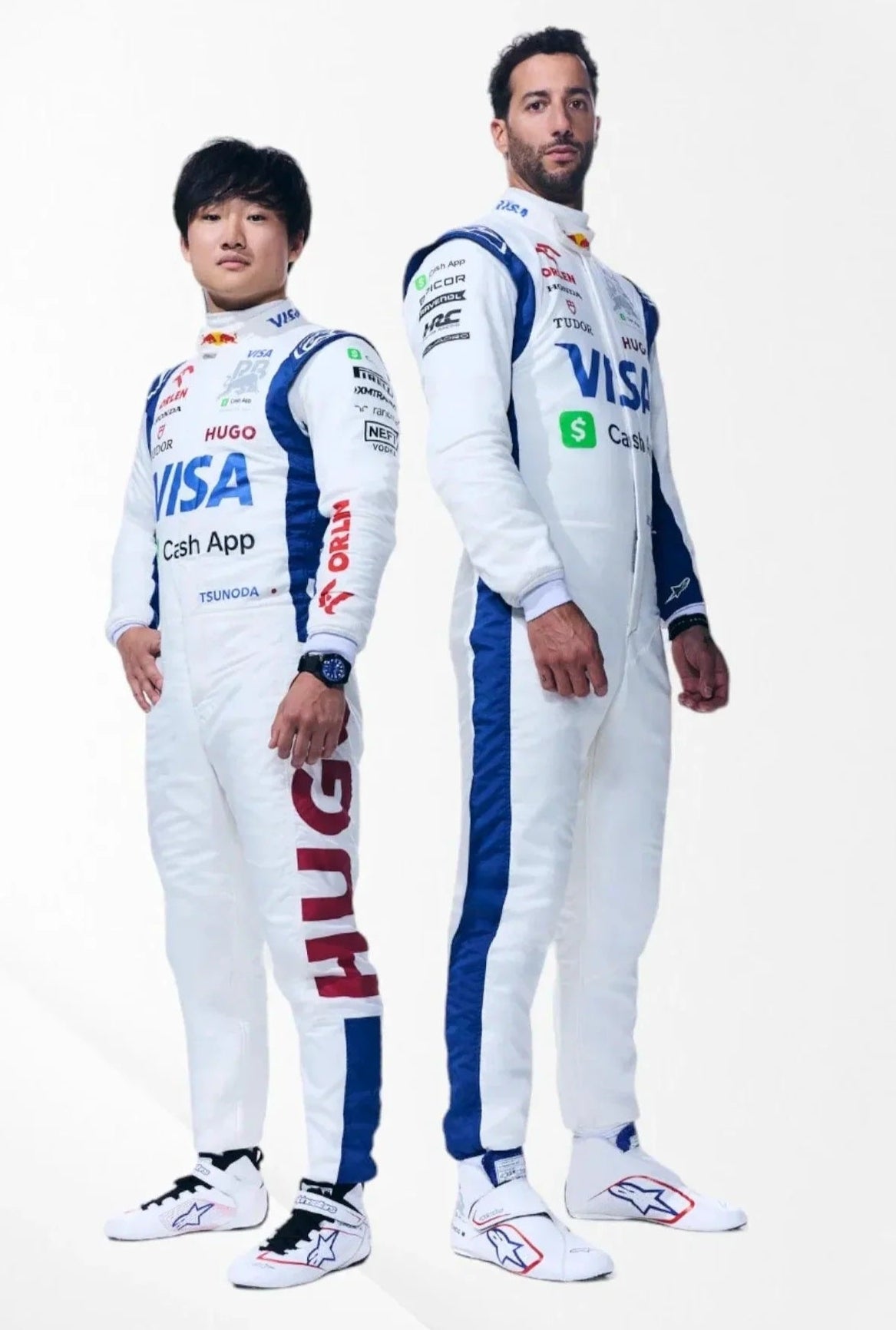 2024 Daniel Ricciardo Yuki Tsunoda RB F1 Team Race Suit - Dubai Racing Gear - Dubai Sports Pro