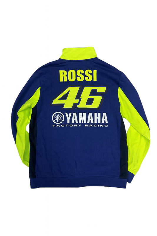 Yamaha VR46 Racing Jacket – Blue & Neon MotoGP Edition