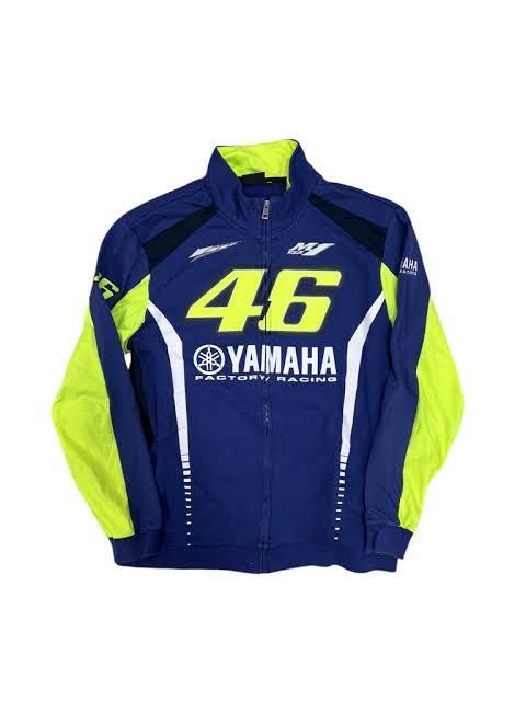 Yamaha VR46 Racing Jacket – Blue & Neon MotoGP Edition