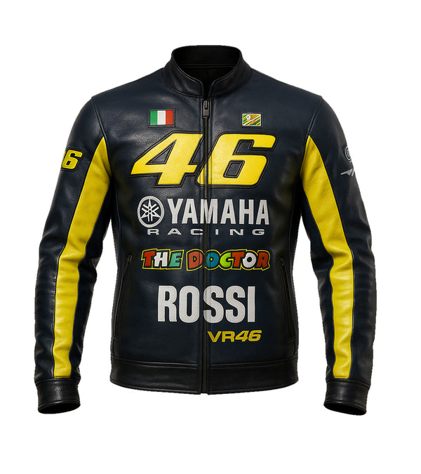 Yamaha VR46 Rossi Racing Leather Jacket – The Doctor MotoGP Edition