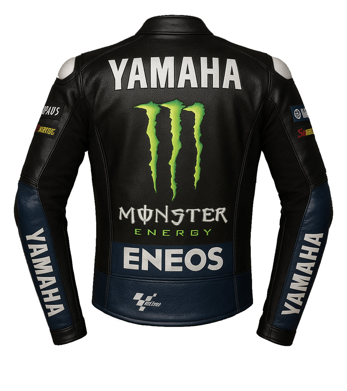 Yamaha Monster Energy VR46 Racing Leather Jacket – MotoGP Edition