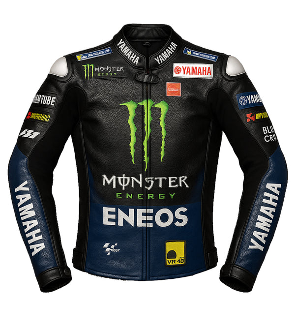 Yamaha Monster Energy VR46 Racing Leather Jacket – MotoGP Edition