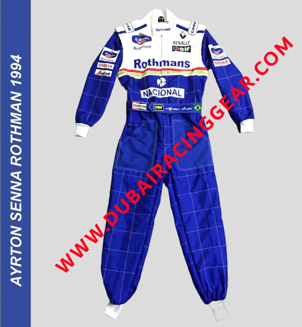 Ayrton Senna 1994 Replica Racing Suit - Dubai Sports Pro