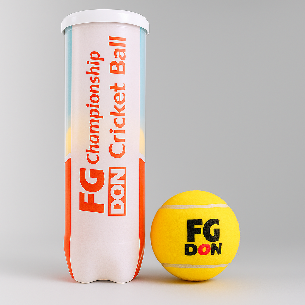 FG Don Cricket Tennis Balls – 3 Pack (Total 9 Balls) | Premium High-Bounce Tennis Cricket Balls by Dubai Sports Pro