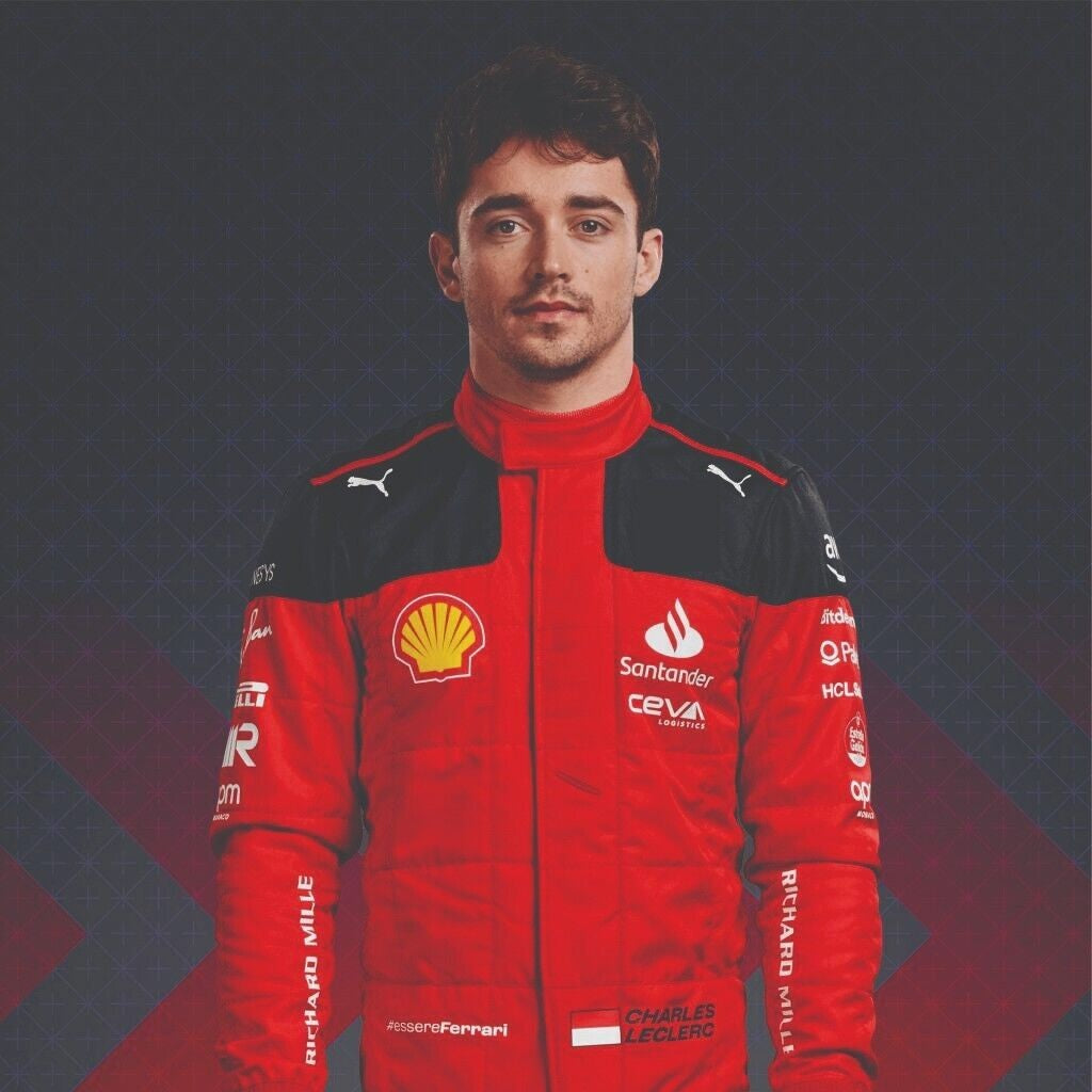 2023 Charles Leclerc Ferrari F1 Racing Suit - Dubai Racing Gear - Dubai Sports Pro