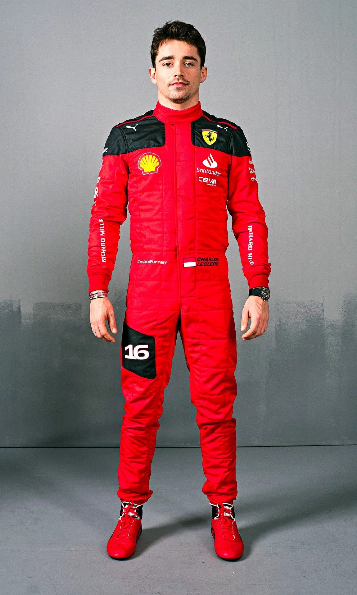 2023 Charles Leclerc Ferrari F1 Racing Suit - Dubai Racing Gear - Dubai Sports Pro