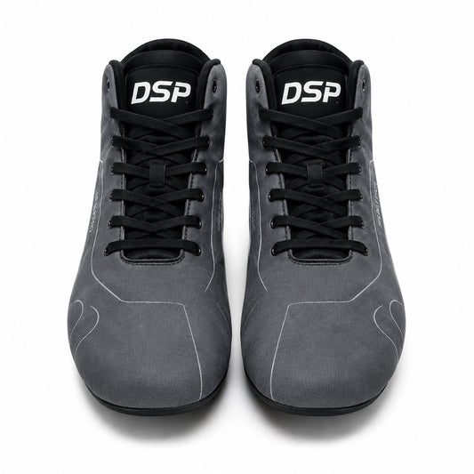 DSP Speedcat Pro Men’s & Women High-Top Shoes – Grey, Black & White