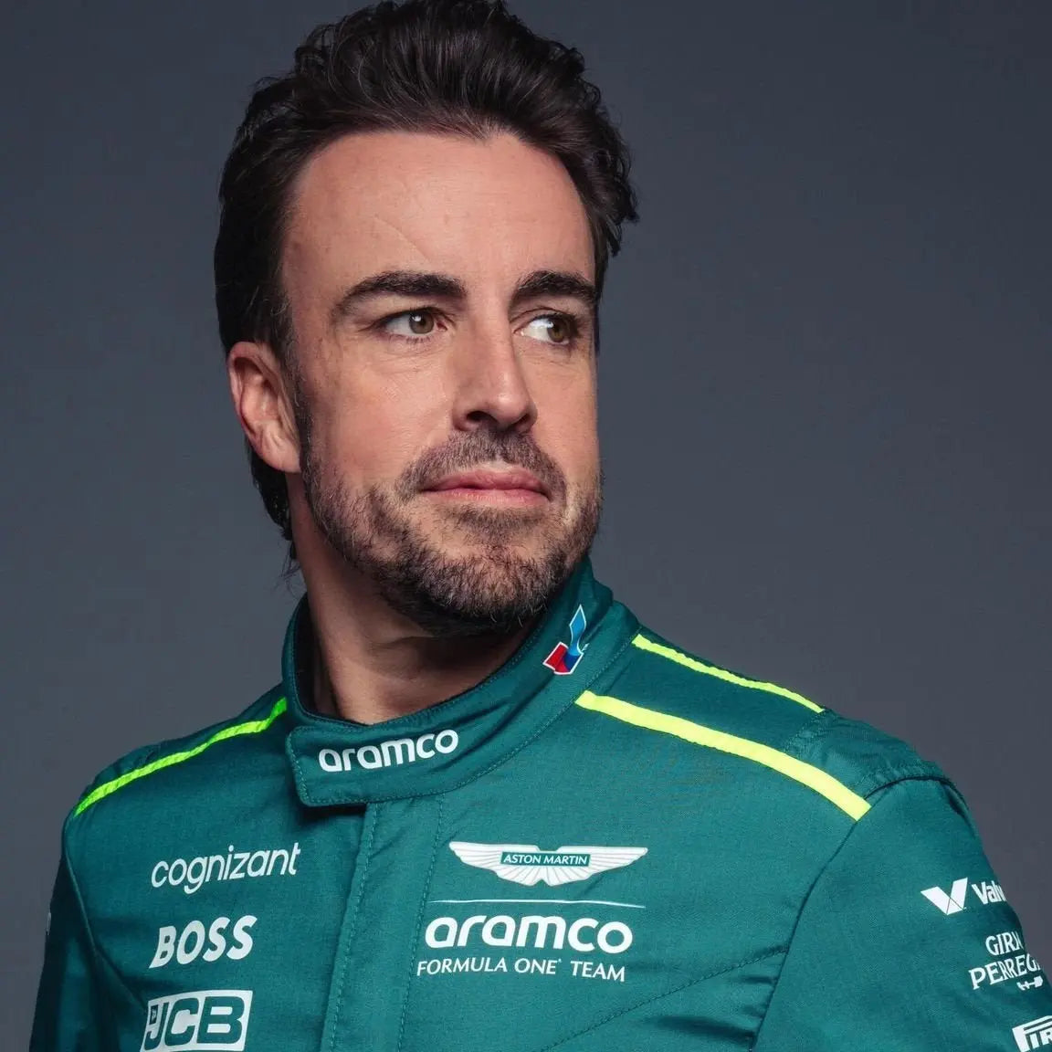 Aston Martin 2024 Alonso F1 Team Replica Race Suit- Dubai Racing Gear - Dubai Sports Pro