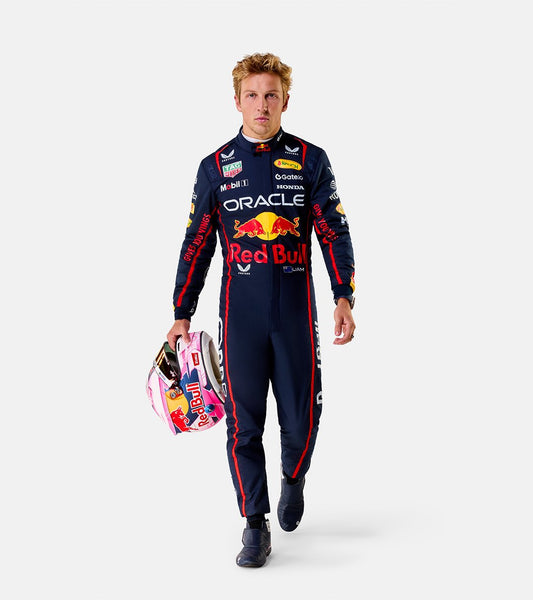 New 2025 Liam Lawson Red Bull F1 Team Replica Race Suit - Dubai Sports Pro