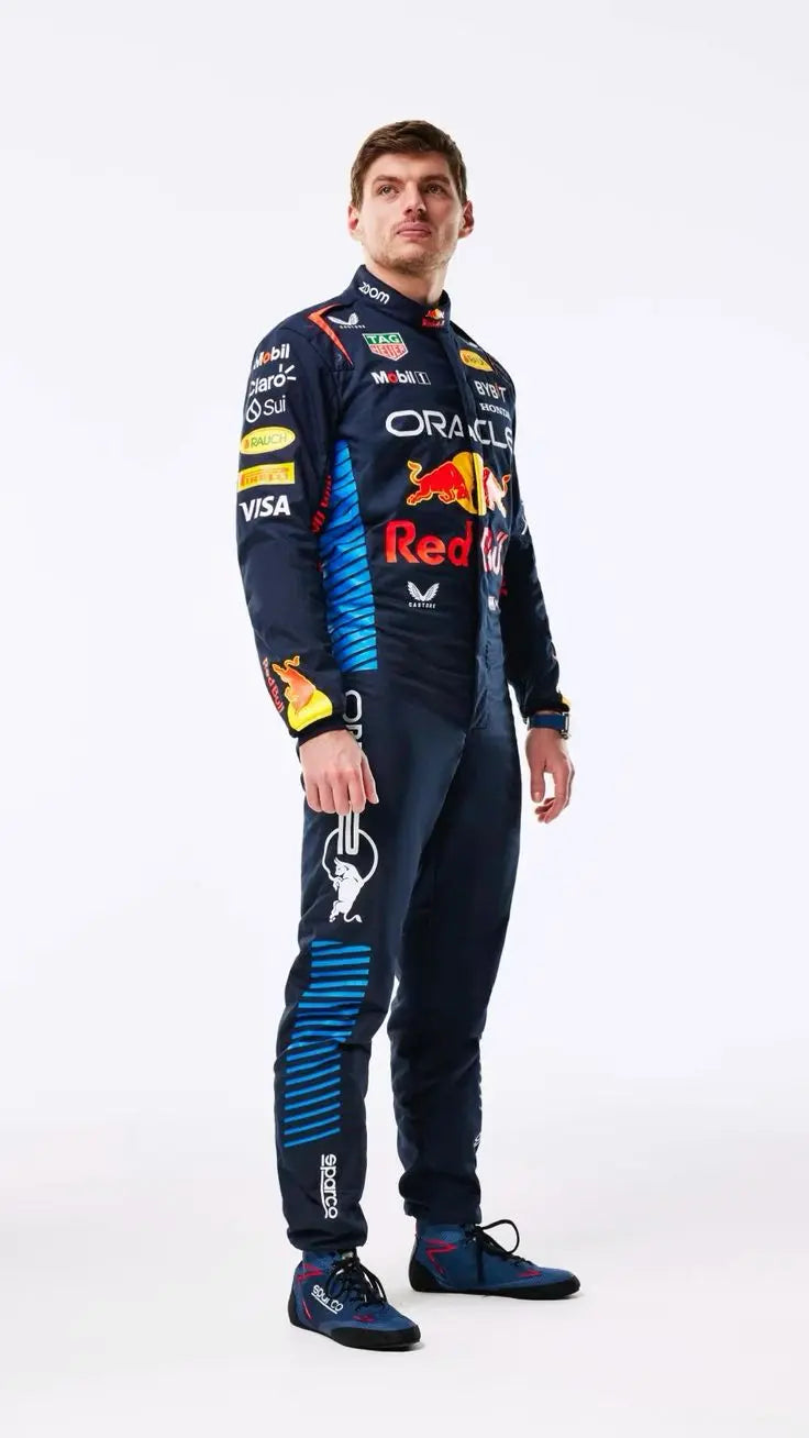 Max Verstappen 2024 New Red Bull F1 Race Suit - Dubai Sports Pro