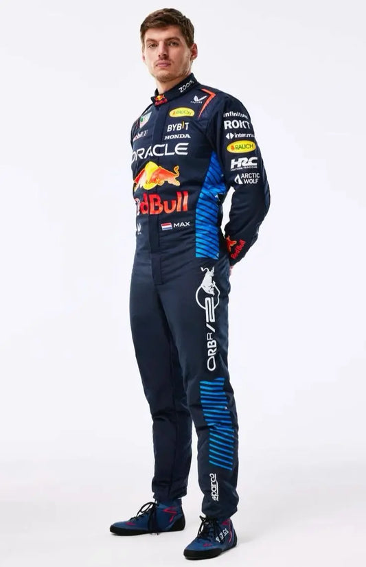Max Verstappen 2024 New Red Bull F1 Race Suit - Dubai Sports Pro