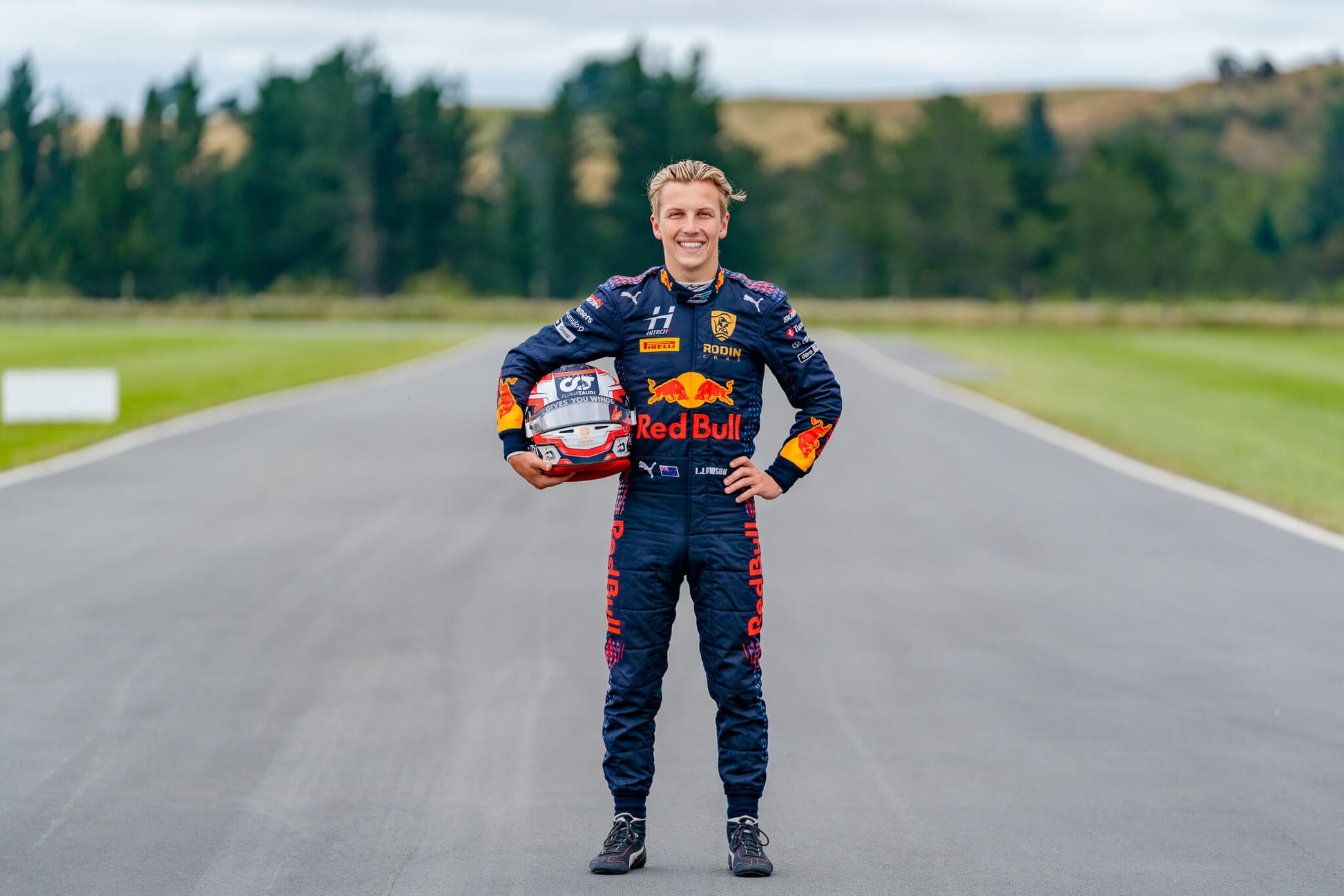 New 2025 Liam Lawson Red Bull F1 Team Replica Race Suit - Dubai Sports Pro