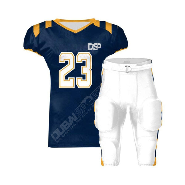 Dubai Sports Pro American Football Uniform – Custom Team Edition (SI-1404)
