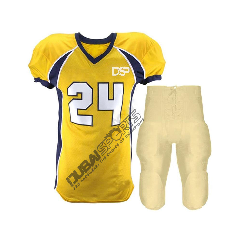 Dubai Sports Pro American Football Uniform – Custom Team Edition (SI-1405)