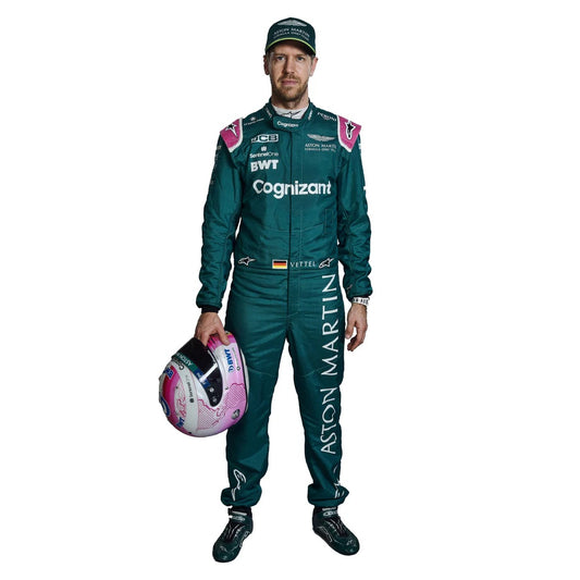 Sebastian Vettel Aston Martin F1 Driver 2021 Race Suit - Dubai Sports Pro