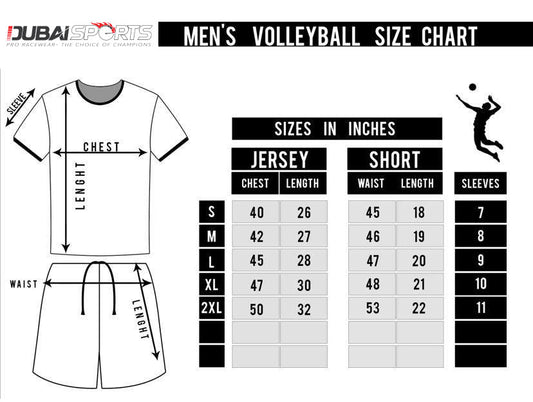 Dubai Sports Pro Volleyball Uniform – Custom Team Edition (SI-1301)