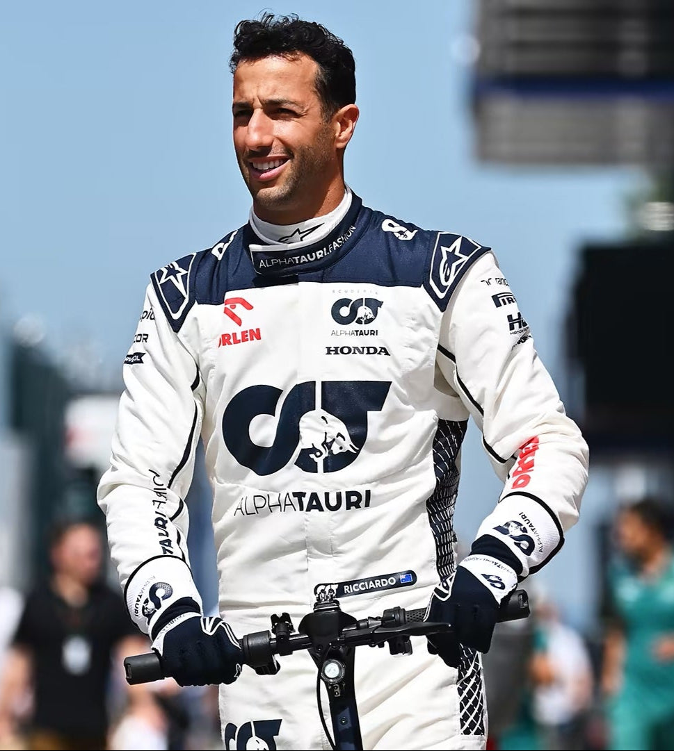 Alphatauri Daniel Ricciardo 2023 F1 Racing Suit - Dubai Racing Gear - Dubai Sports Pro