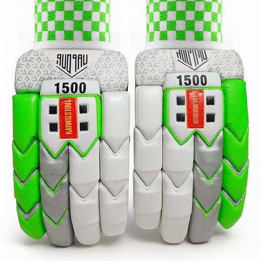 Gray-Nicolls Vapour 1500 Cricket Batting Gloves – Premium Leather Edition