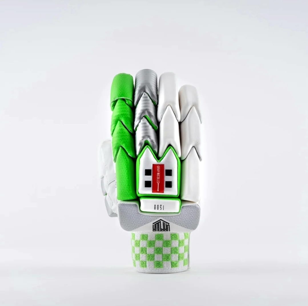 Gray-Nicolls Vapour 1500 Cricket Batting Gloves – Premium Leather Edition