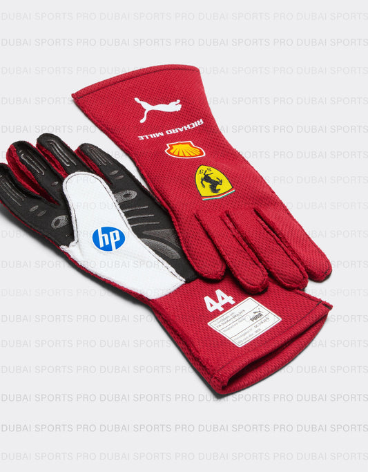 Lewis Hamilton Racing Gloves – Scuderia Ferrari Edition | Premium Karting & Racing Gloves