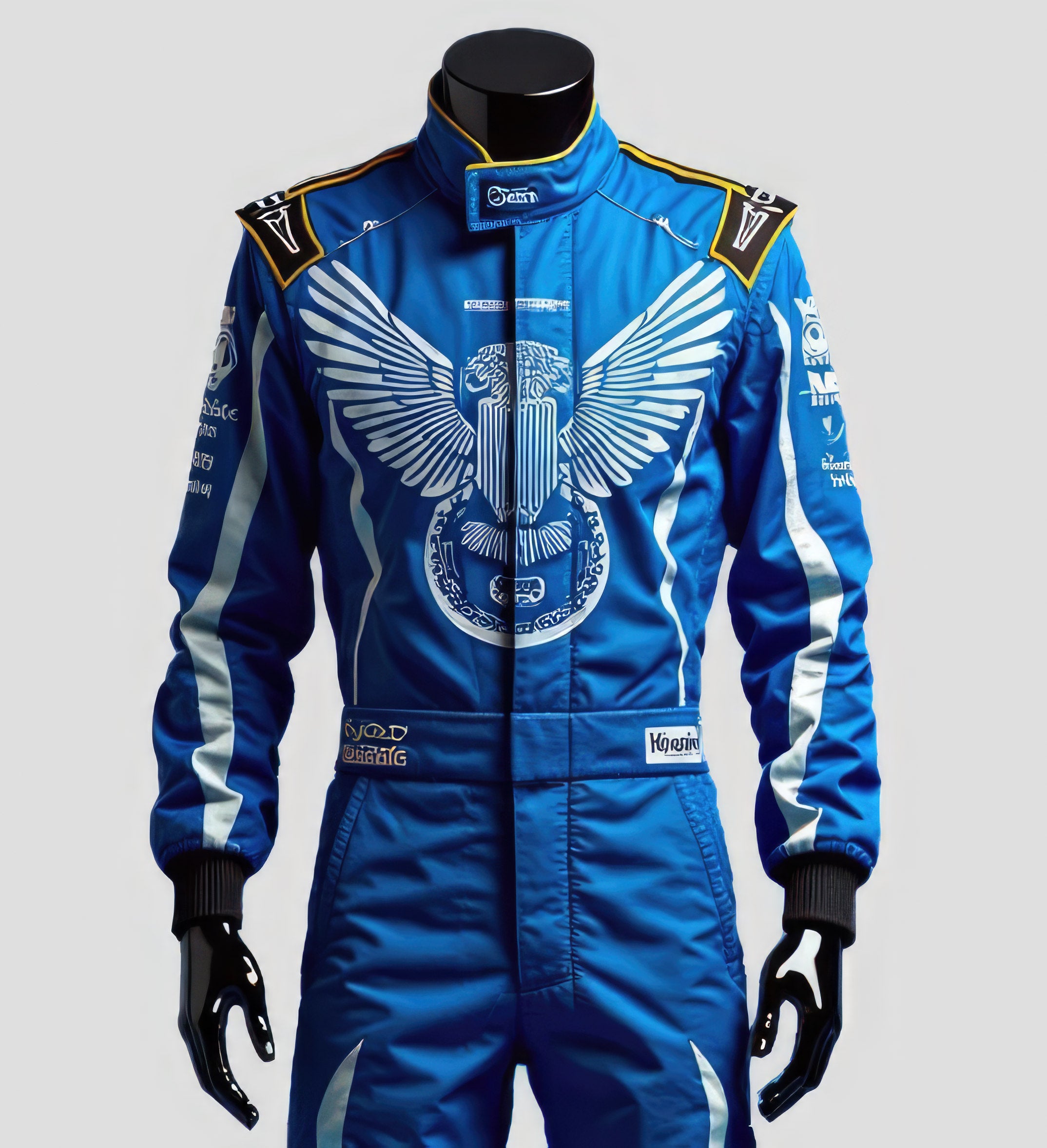 Formula Kart Racing Suit – Blue Eagle Replica Design – Dubai Sports Pro