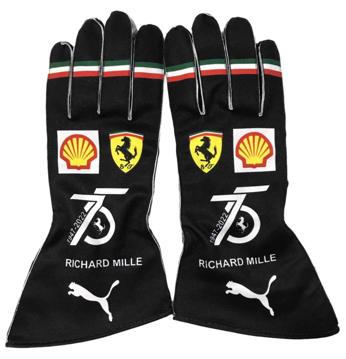 Charles Leclerc Ferrari F1 Racing Gloves 2022 - Dubai Sports Pro