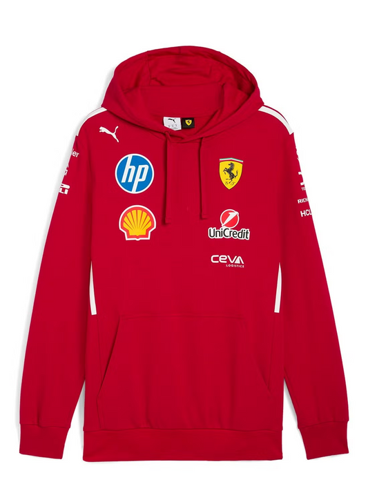 Scuderia Ferrari 2025 Team Hoodie – Custom Edition
