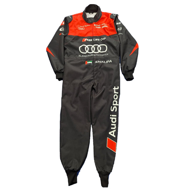Audi Sport LMS Cup Racing Suit – Red & Black Replica Edition