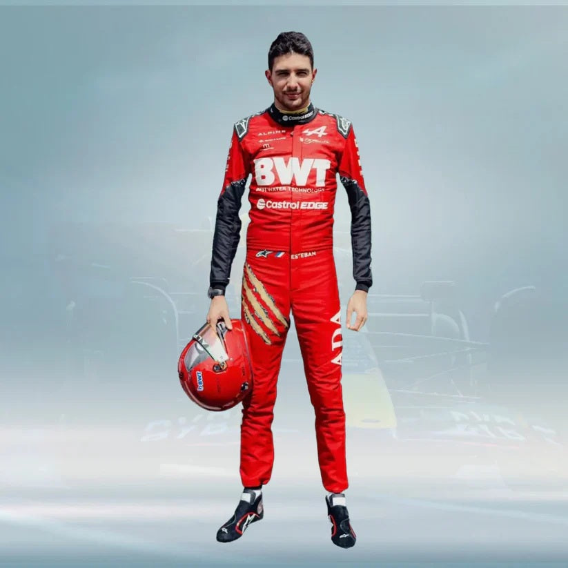Esteban Ocon BWT Team Alpine 2024 Belgian GP Race Suit F1 - Dubai Sports Pro