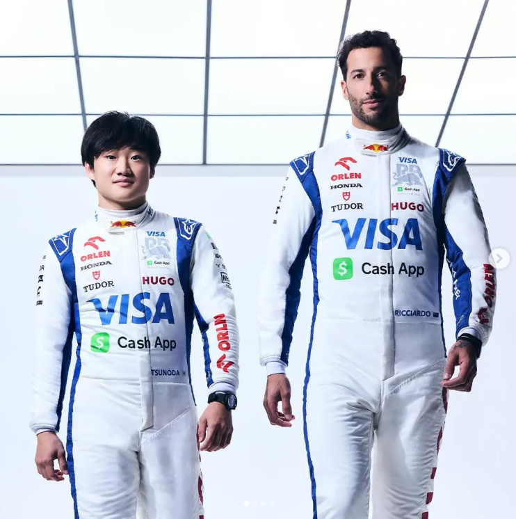 2024 Daniel Ricciardo Yuki Tsunoda RB F1 Team Race Suit - Dubai Racing Gear - Dubai Sports Pro
