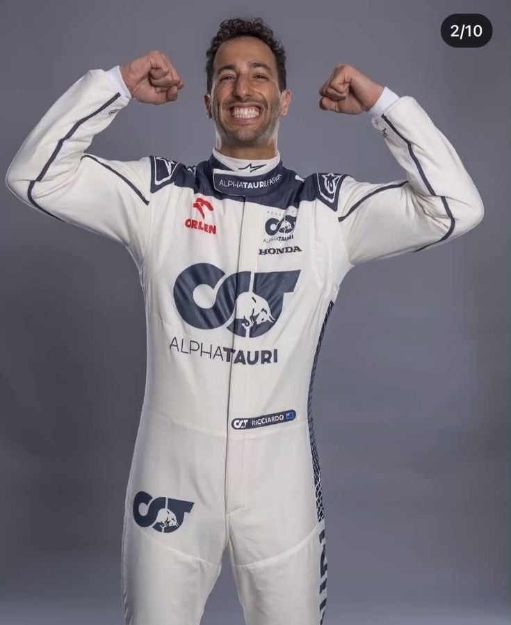 2024 Daniel Ricciardo RB F1 Team Race Suit - Dubai Racing Gear - Dubai Sports Pro