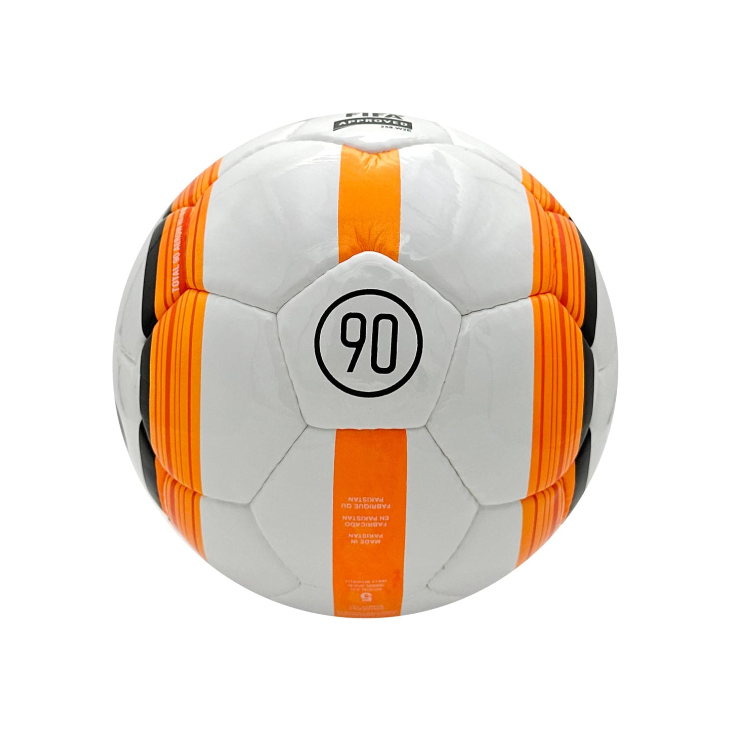 Match Ball 2005/06 Size 5, Authentic Retro Soccer Ball, Limited Edition Collector’s Football,(Orang and White)