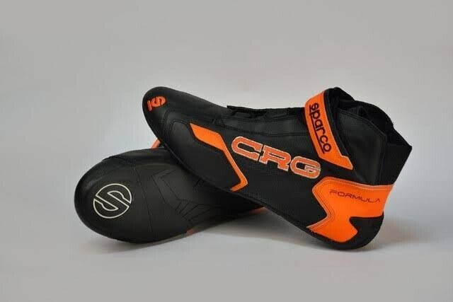 CRG Orange Sparco Go Kart Racing Shoes – Premium Racing Footwear - Dubai Sports Pro