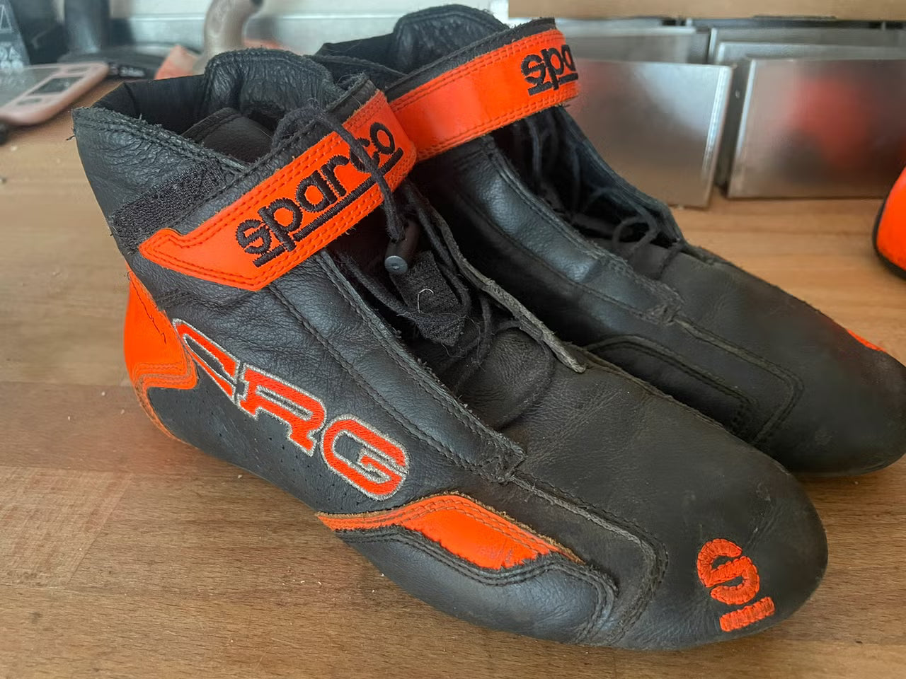 CRG Orange Sparco Go Kart Racing Shoes – Premium Racing Footwear - Dubai Sports Pro