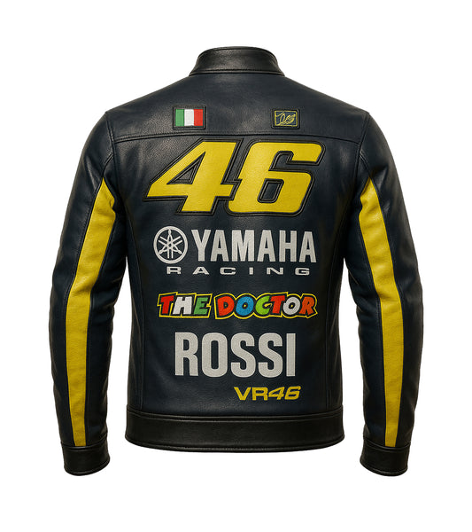 Yamaha VR46 Rossi Racing Leather Jacket – The Doctor MotoGP Edition