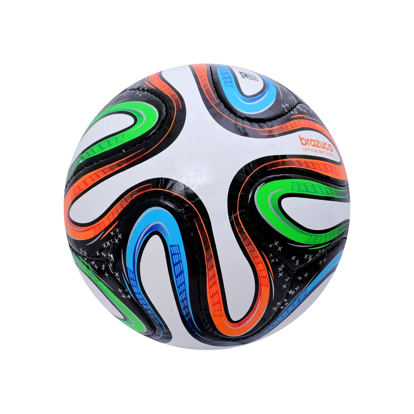 World Cup 2014 Brazil Final Replica Soccer Ball Size 5 Official Match Ball, Premium Rexine Football